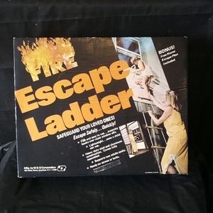 Fire escape ladder 15' aluminum and steel  and strong